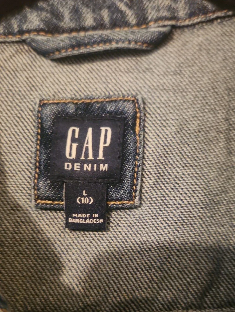 GAP Women's Light Blue Washed Denim Jacket